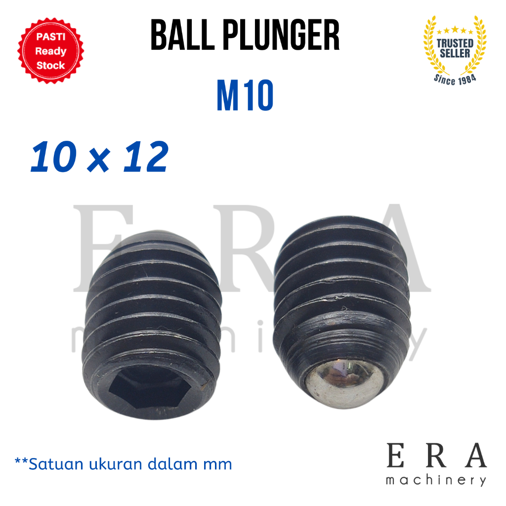 Ball plunger M10 M12 M16 Baut Stopper 10mm 12mm 10 12 16mm Baut Pelor