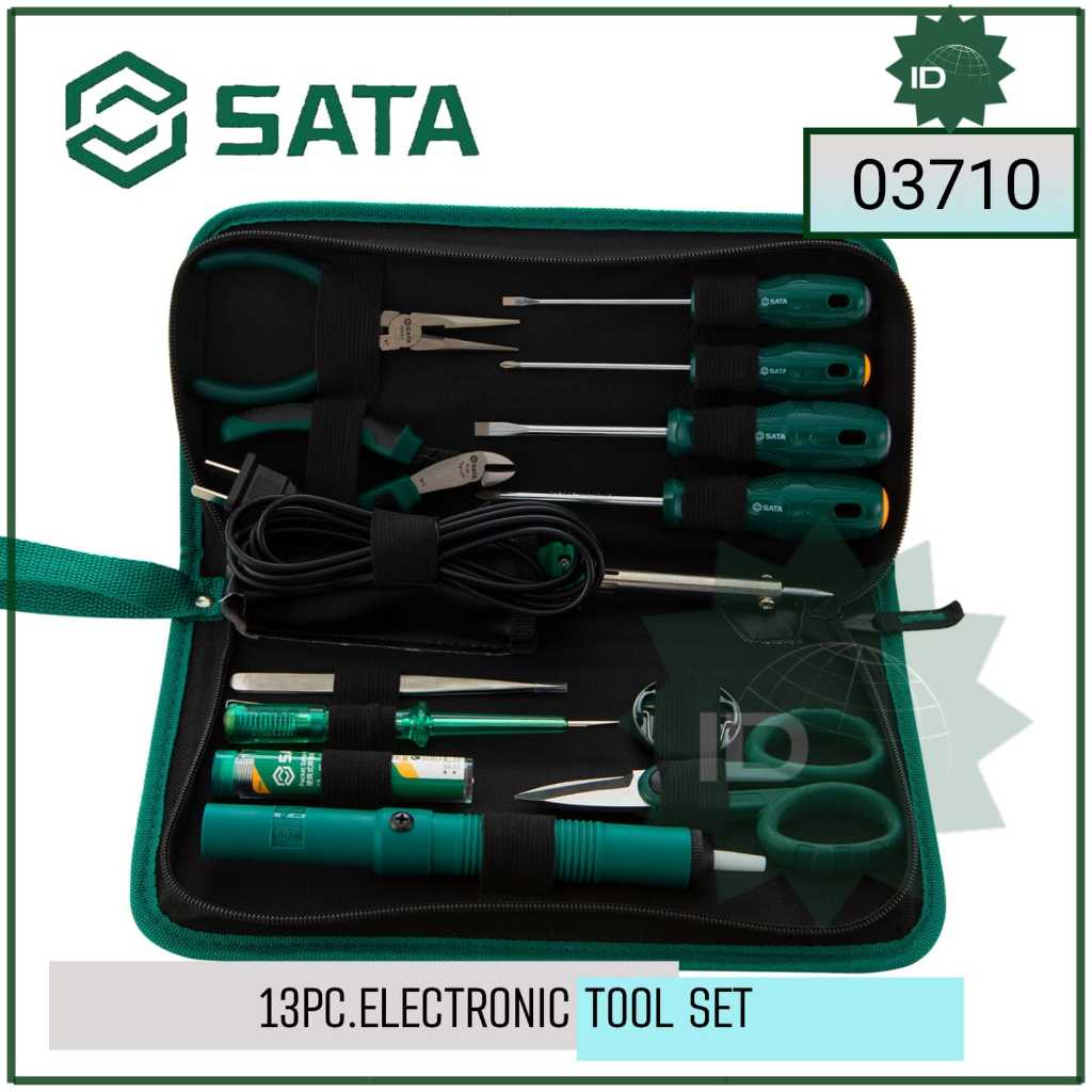 

Tool Kit Set 03710 13Pc. Electronic Tool Set Sata Tools