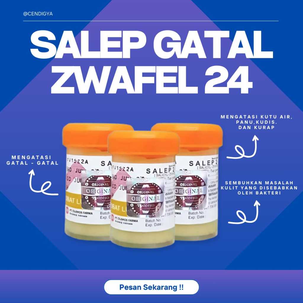 Salep 24 Obat Gatal Eksim Panu Gudik Kadas Kutuair Original