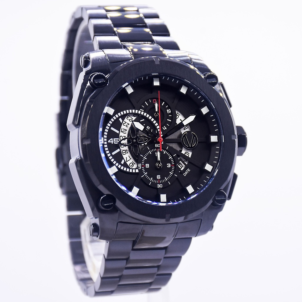 Jam Tangan Pria Christ Verra CV 12201G-16 BLK Original