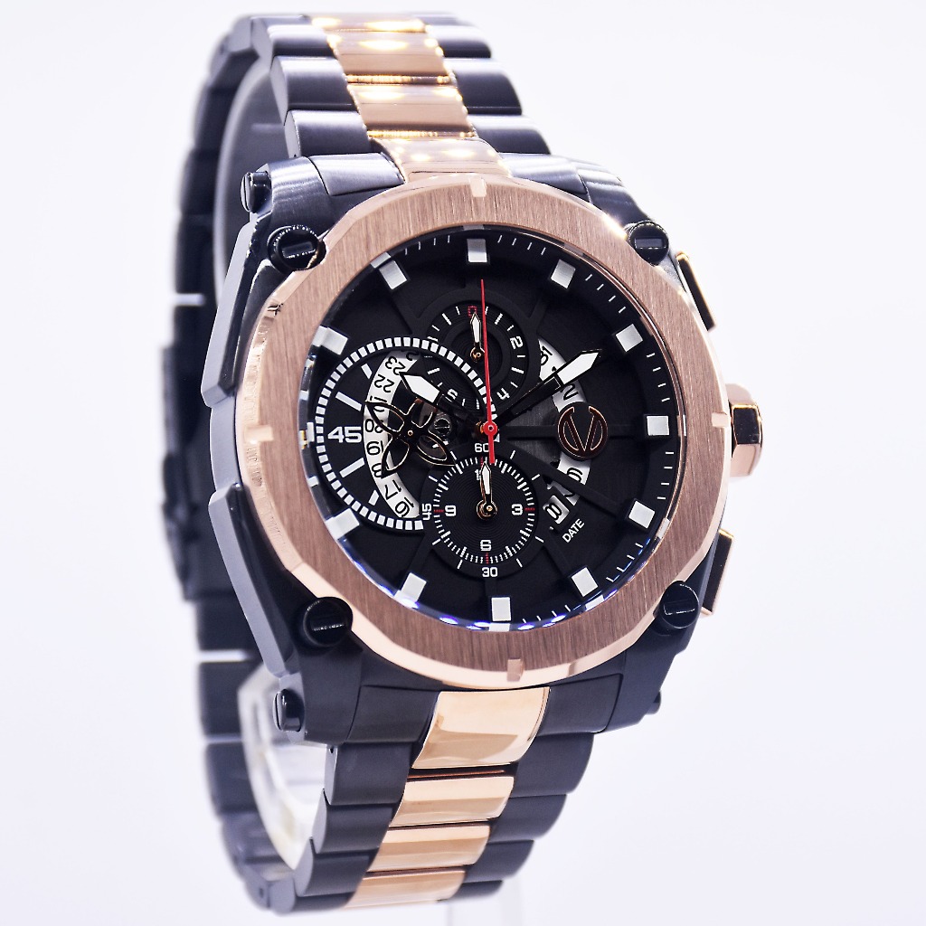 Jam Tangan Pria Christ Verra CV 12201G-18 BLK Original