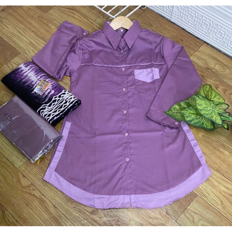 setelan santri putri seragam pondok putri baju santri