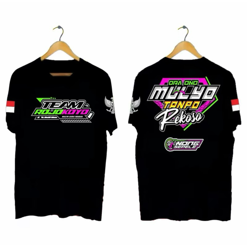 KAOS DISTRO PRIA TEAM  ROJOKOYO//KAOS PRIA MURAH BAHAN ADEM