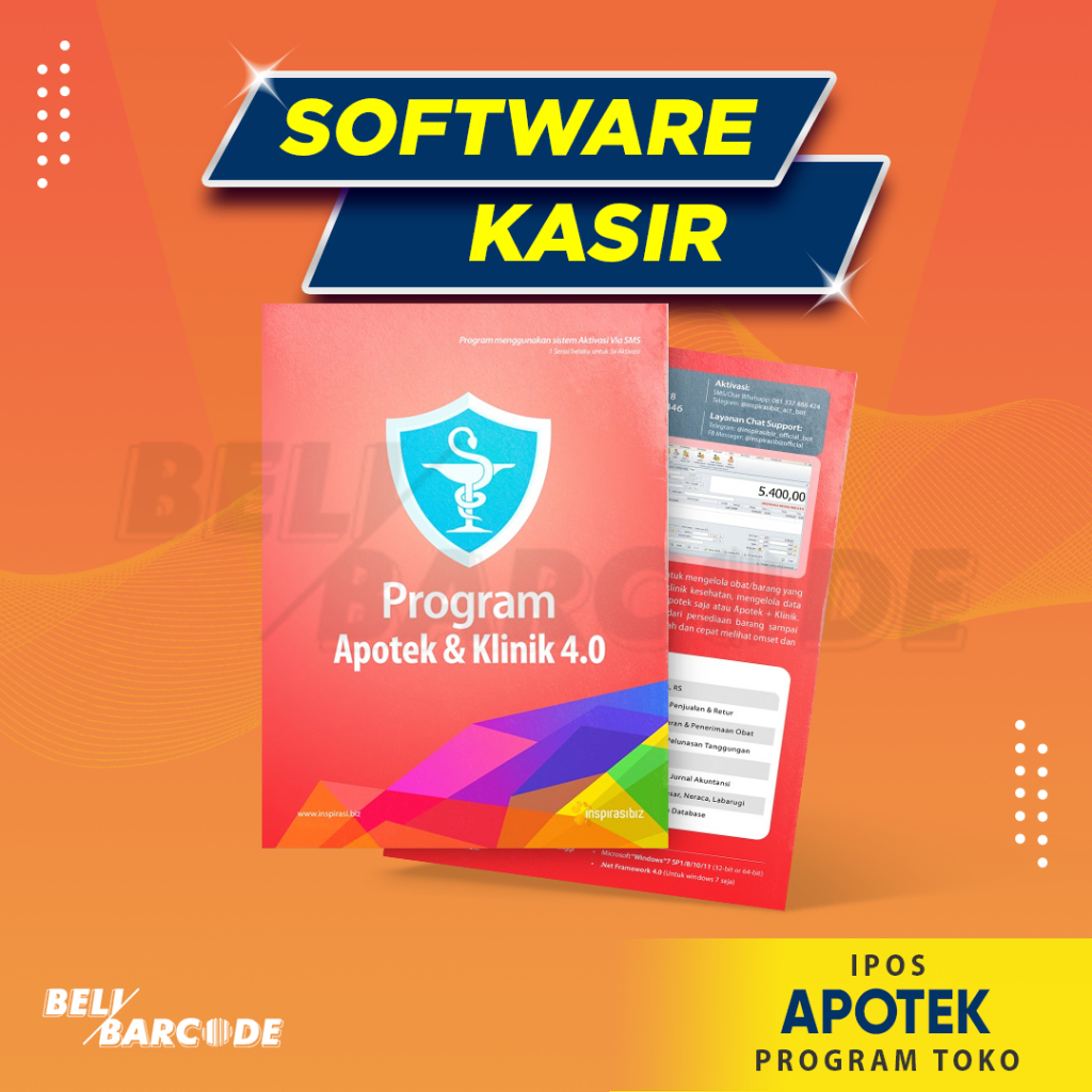 Software Program Apotek dan Klinik 4.0 Inspirasibiz Aplikasi Kasir Apotek dan Klinik