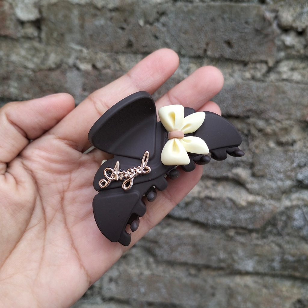 Jedai jepit doff 7 cm rambut polos jedai Original aksesoris rambut model korea