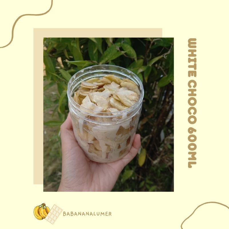 

BABANANA LUMER "Keripik Pisang Lumer" Varian White Choco 600ml