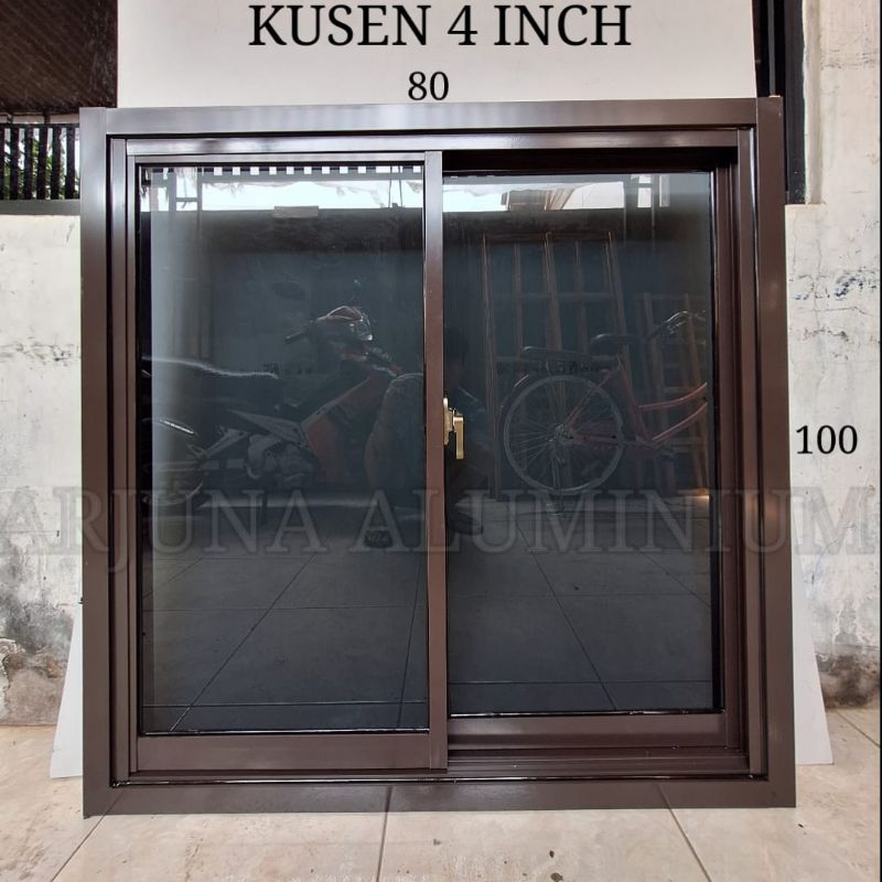 Jendela Sliding 100x80 (Kusen 4 Inch)