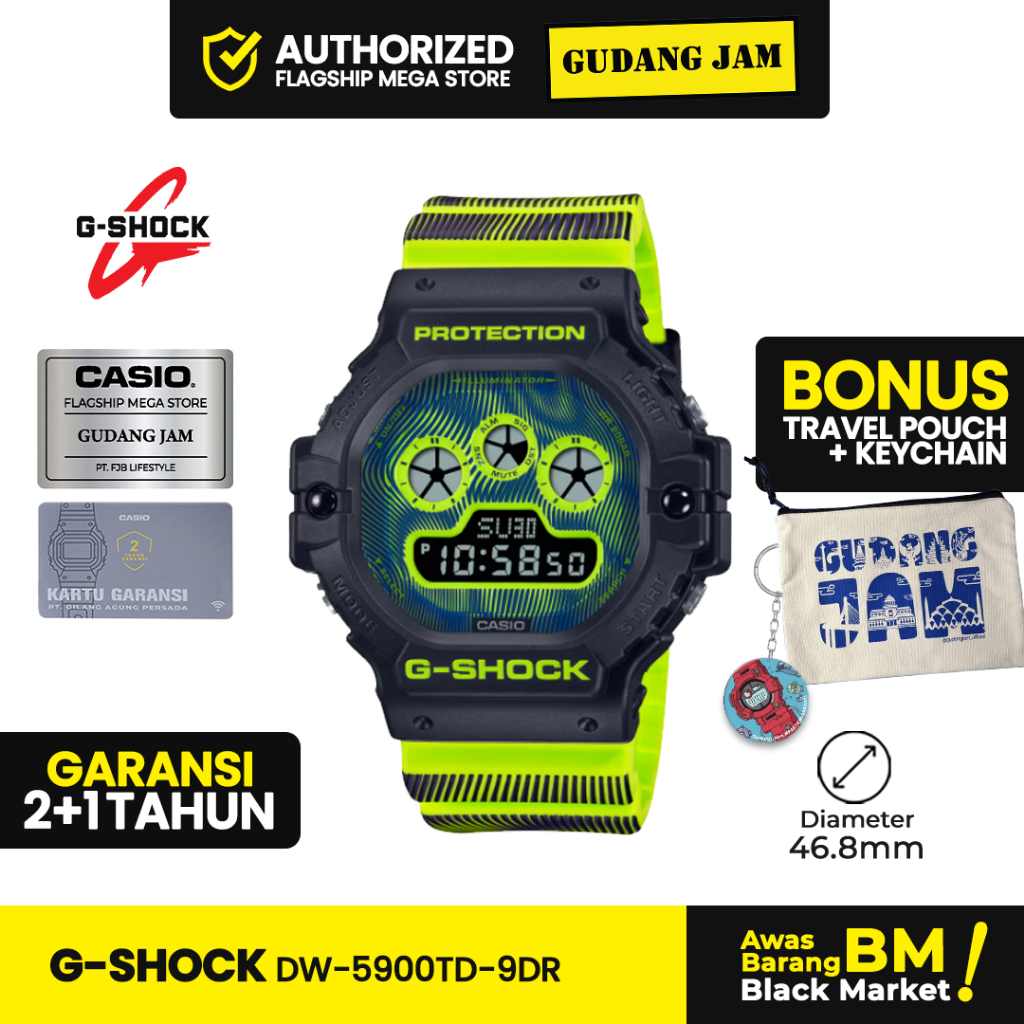 Jam Tangan G-Shock DW-5900TD-9DR DW-5900TD DW-5900 DW5900TD DW 5900TD