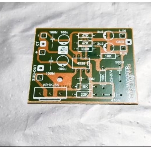 PCB Filter Subwoofer IC 4558 Balap