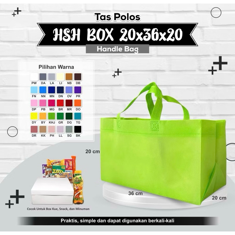 

goodie bag alas 36×20 box 25 spunbond