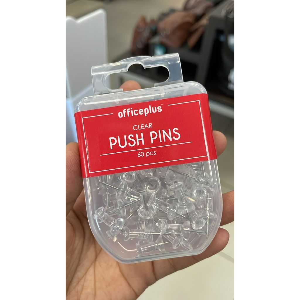 

Gramedia - OFFICE-P PUSH PIN CLEAR 60PCS OP-PP60CLR