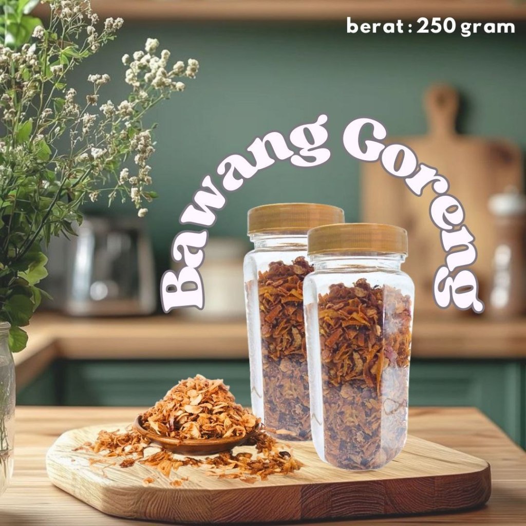 

Bawang Goreng Renyah Isi 250Gram / Bawang Merah Goreng