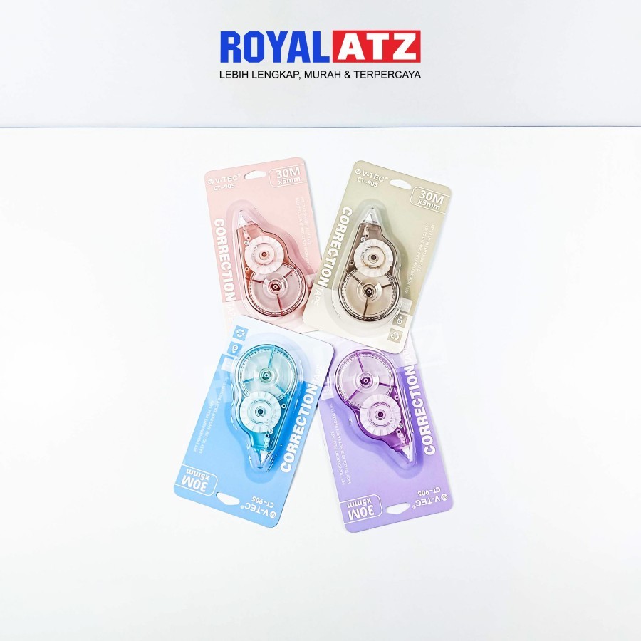 

Correction Tape / Tip Ex Kertas CT-905 V-Tec