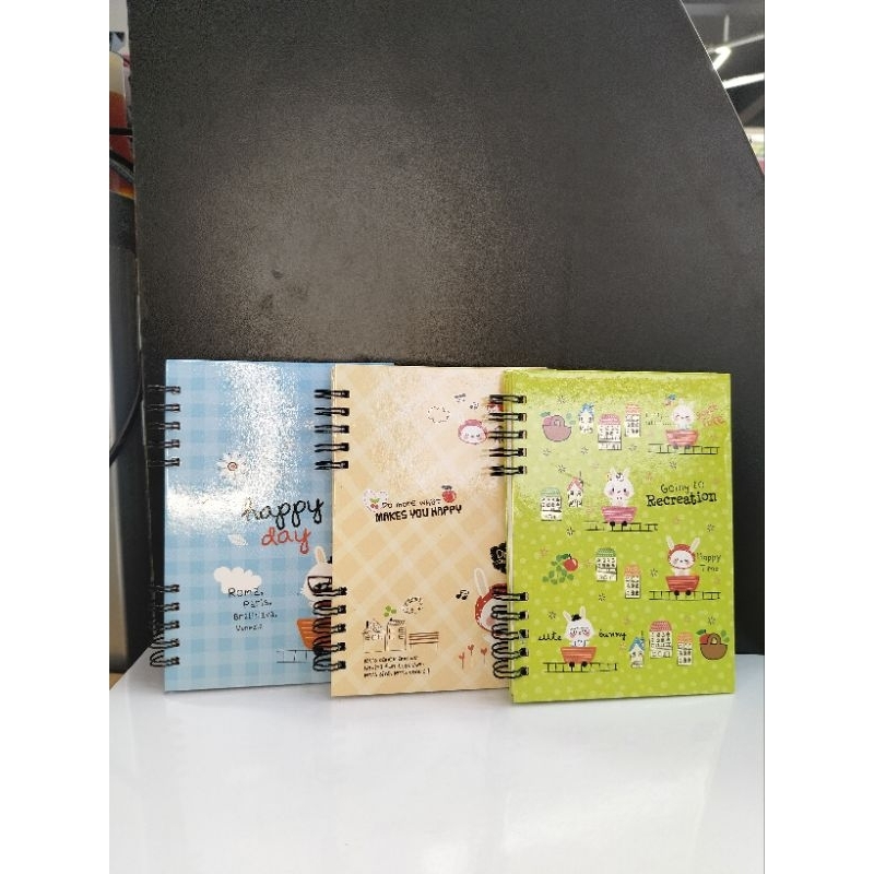 

KIKY - Notebook Ring A6 Hardcover / Diary Kiky / Buku Catatan Ukuran A6