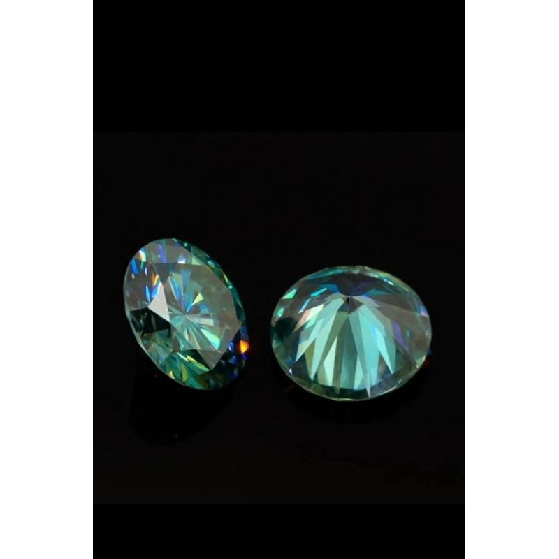 CINCIN BERLIAN GREEN MOISSANITE SERTIPIKAT