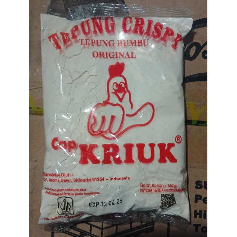 

TEPUNG CRISPY CAP KRIUK ORIGINAL/TEPUNG KENTAKI/TEPUNG BUMBU SERBAGUNA