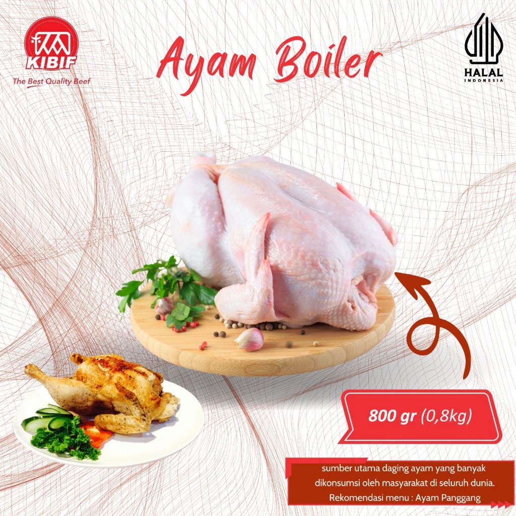 

Ayam Boiler 800gr / 0,8kg