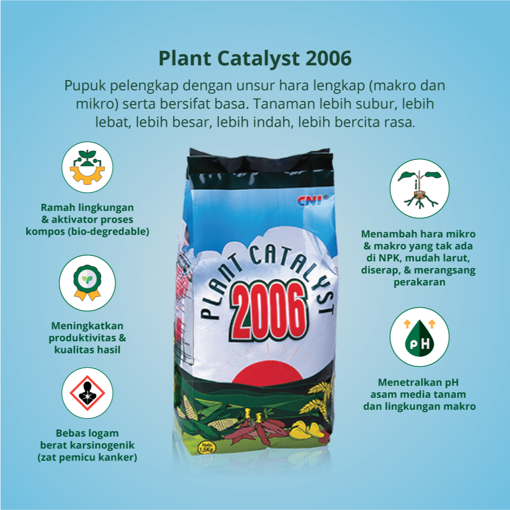 Katalis Tanaman Organik 1,5kg - Pupuk Tanaman