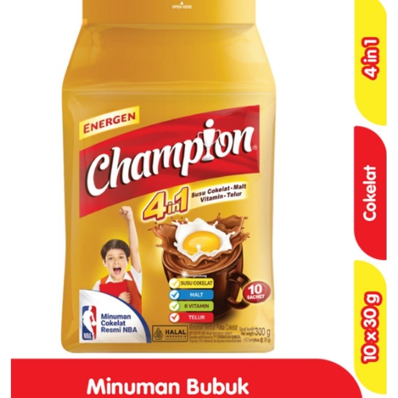 

energen champion 10 sachet