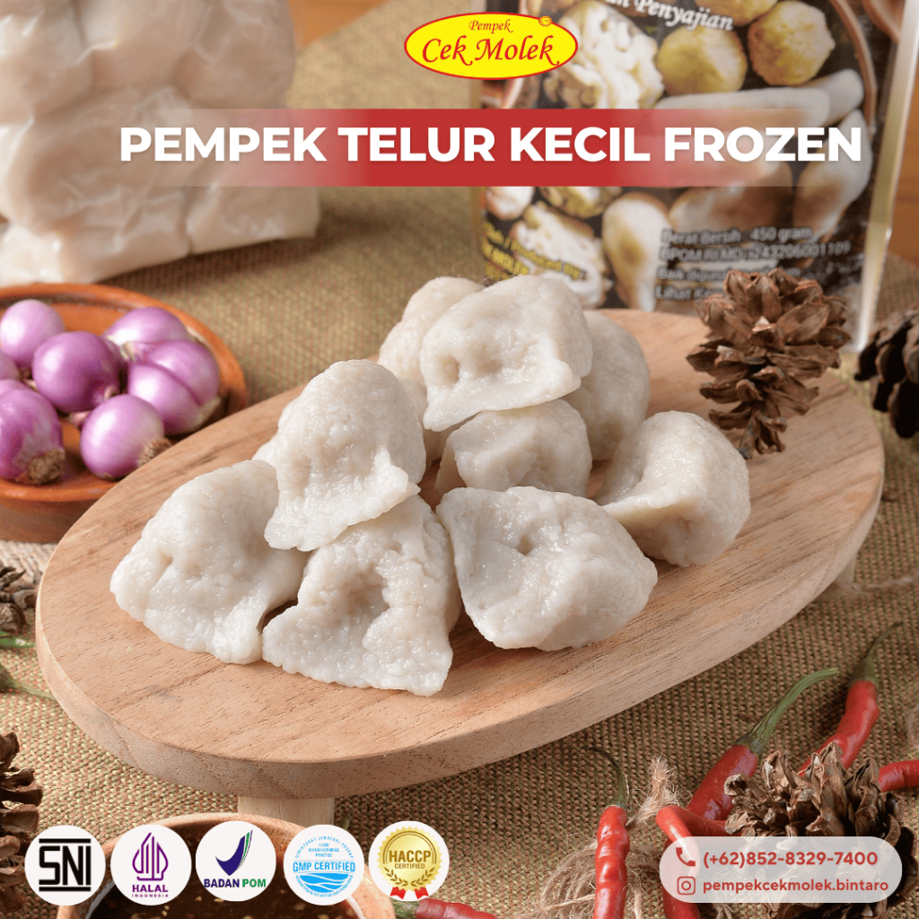 

Pempek Cek Molek Telur Kecil Frozen