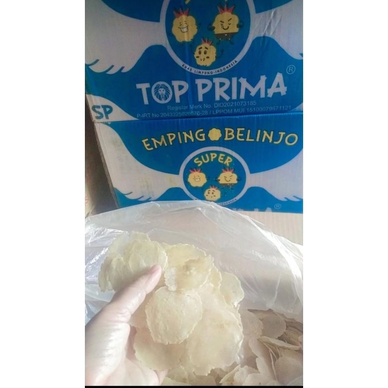 

Top Prima Emping Belinjo Super Berat Setegah Kilo