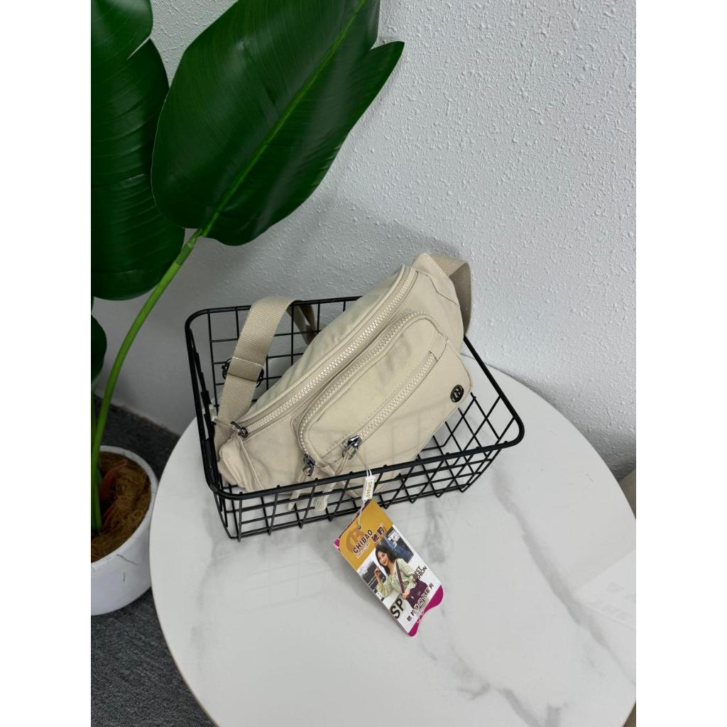 Tas Waistbag/Slingbag Wanita dan Pria Chibao ORI 8001-SF + Free Dustbag