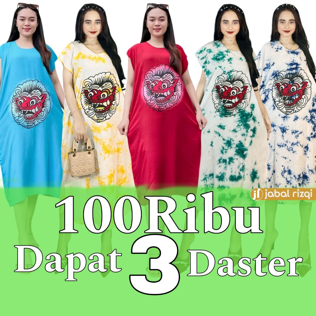 DASTER JUMBO 100 DAPAT 3 DASTER JUMBO DASTER RAYON BAJU BISA DIJUAL LAGI