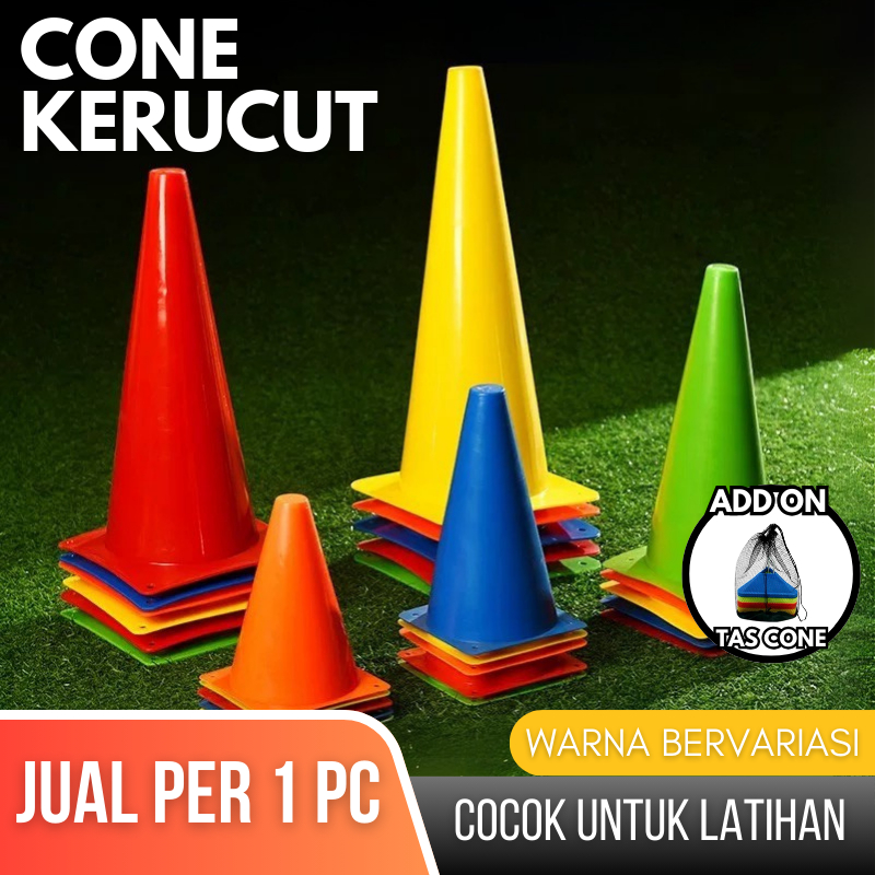 CONE KERUCUT/KUN KERUCUT/CONE CORONG RAPAT LENTUR OLAHRAGA BOLA BASKET VOLI