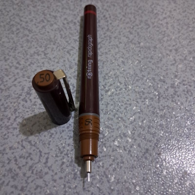 

Rotring Rapidograph 0.5 rapido jerman pulpen gambar teknik