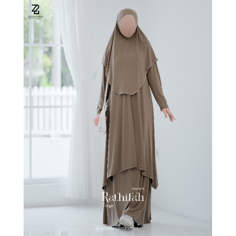 AZZAHRA/Ratifhah set bergo + rok by Azzahra/Set bergo/Set premium/Set elegant