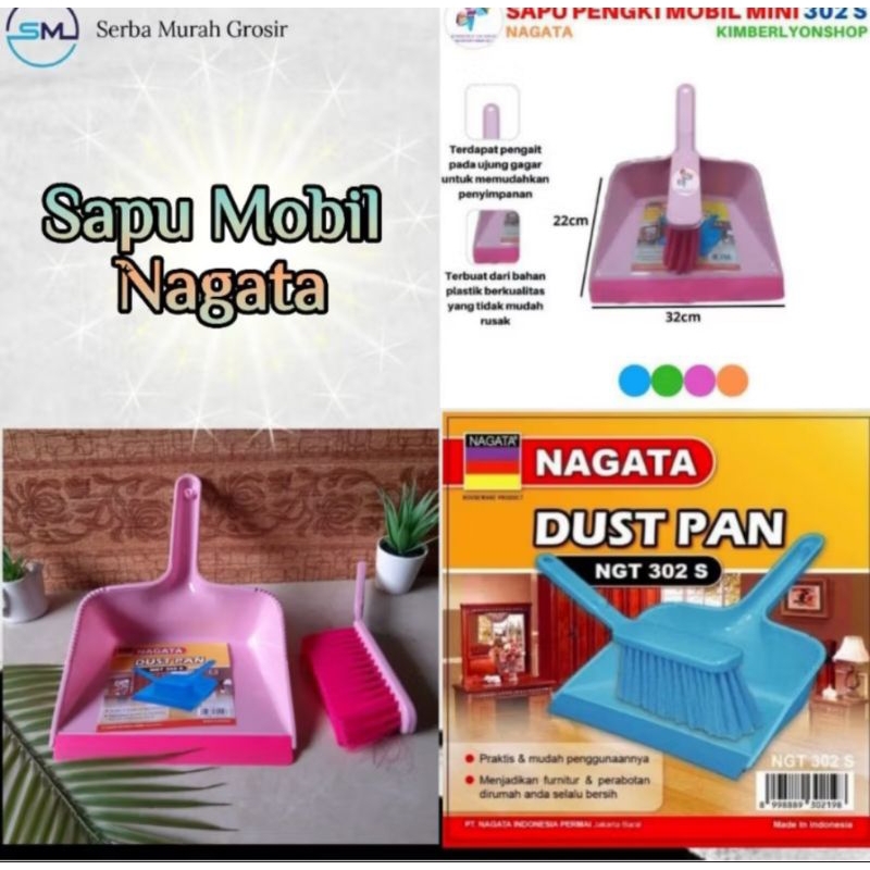 sapu mini/sapu pangki/paket pembersih mobil/sapu debu kotoran Nagata 302S