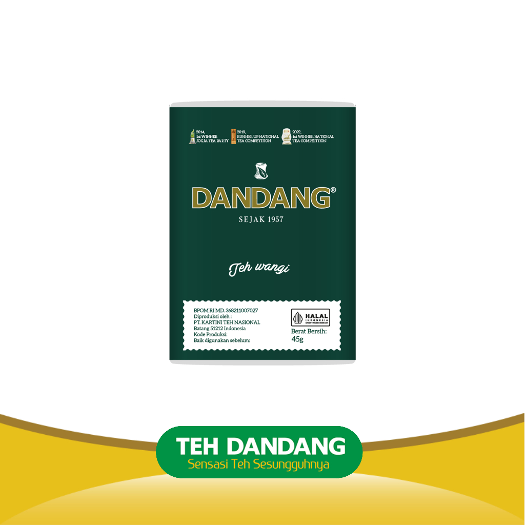 

Teh Dandang Selection 45gr - Teh Tubruk - 1 Slop isi 10 Box 45gr