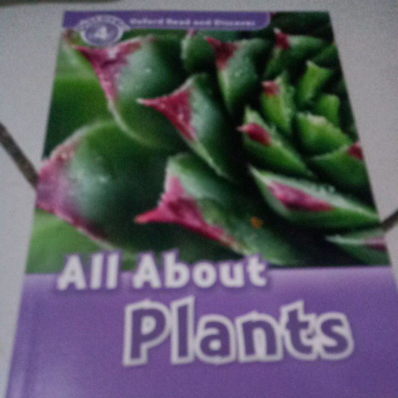 buku anak preloved all about plants ex perpus