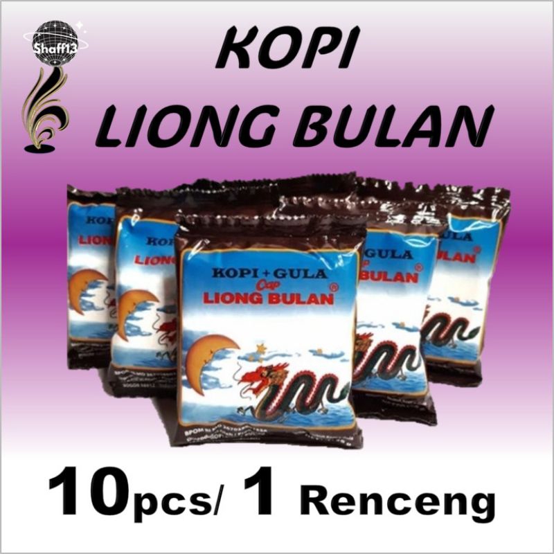 

PROMO KOPI LIONG BULAN+ GULA KHAS BOGOR 1 renceng/10 bungkus