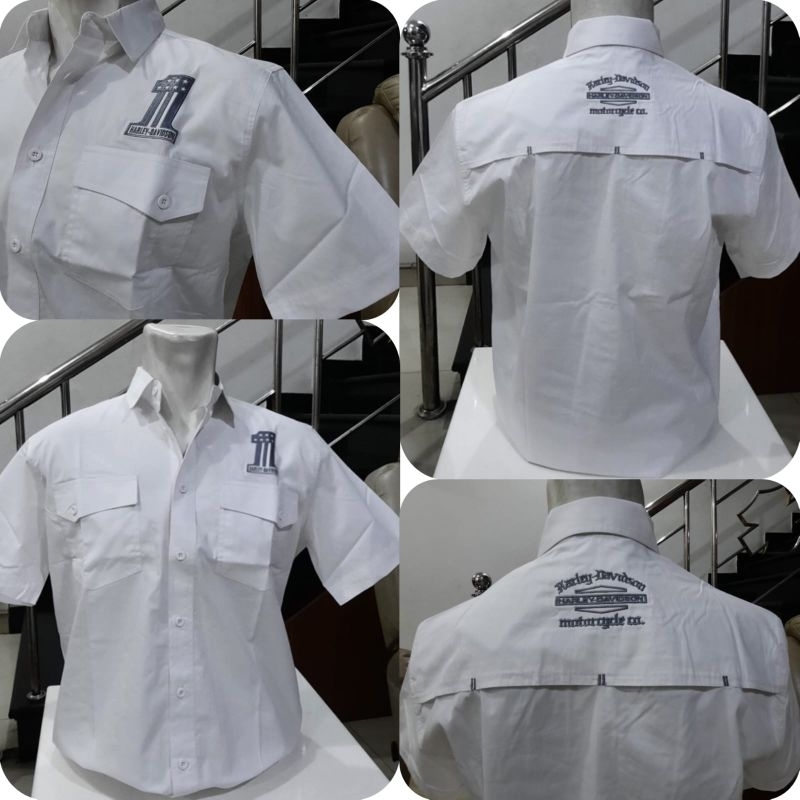 Kemeja Pendek Harley Davidson | Kemeja Pria HD