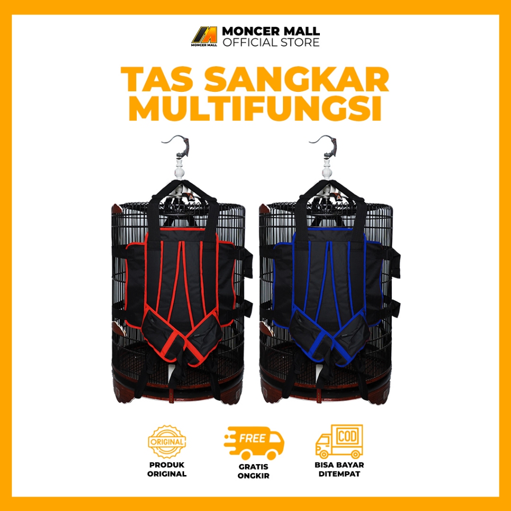 Tas Sangkar Burung Original Umi Kasum Bisa untuk Kandang Kotak dan Bulat Tas Gendongan Burung