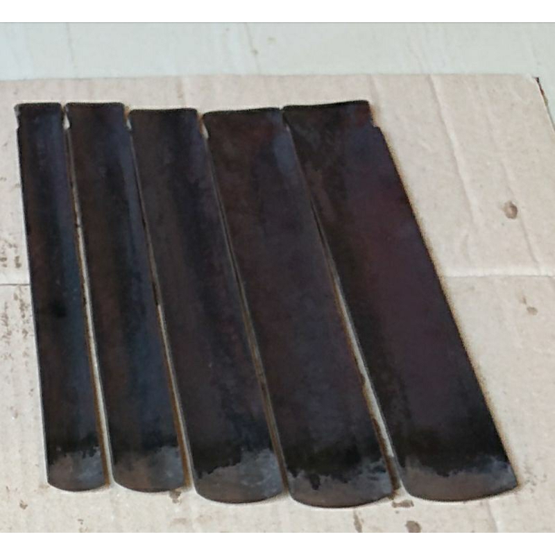 Pahat ukir kayu kol ceper 6 ukuran asli graji selendang