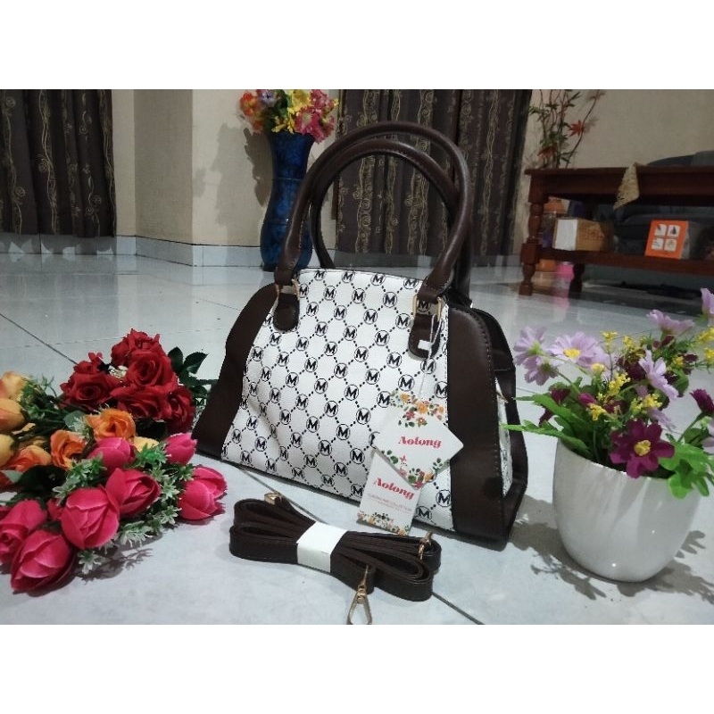 AOLONG # Sling Bag Wanita # Tas Selempang Wanita Bahan PU Leather