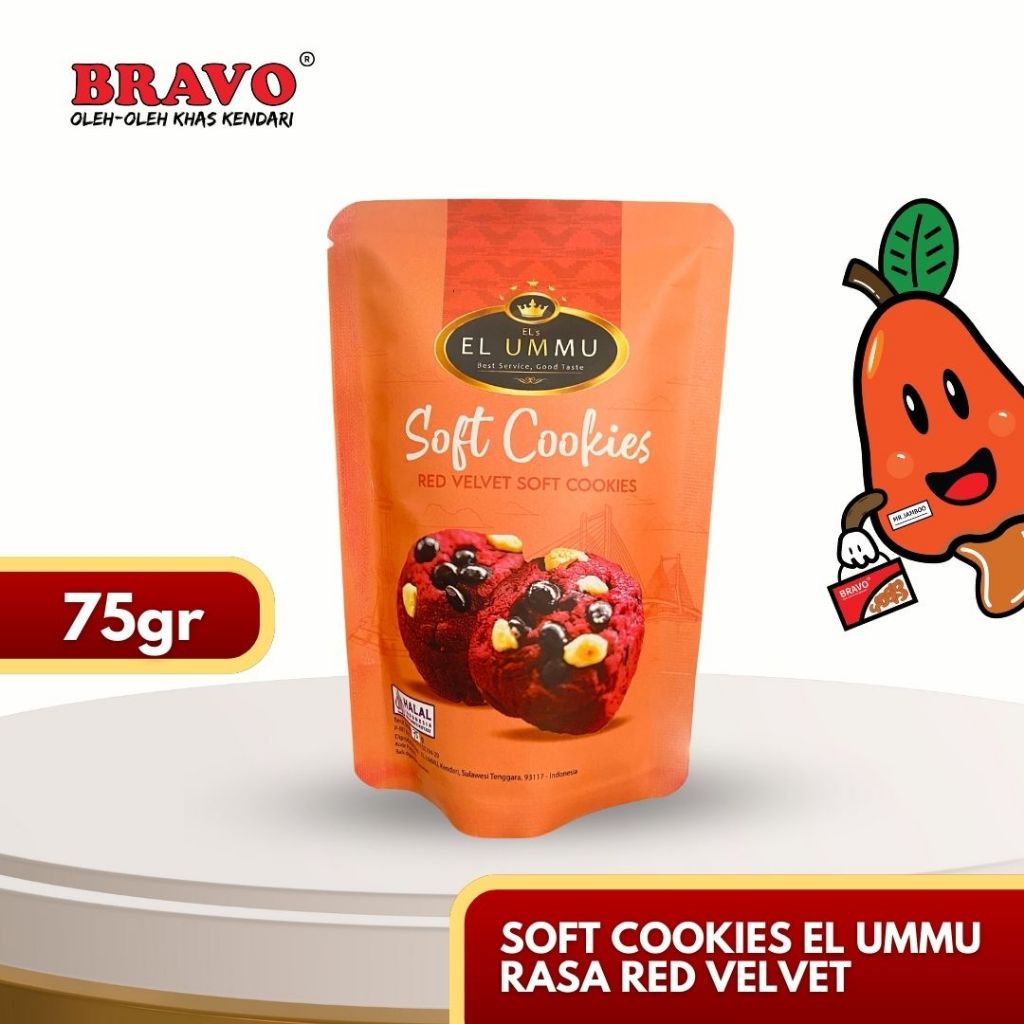 

SOFT COOKIES RED VELVET EL UMMU 75g