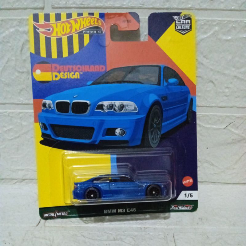 HOT WHEELS HW BMW M3 E46 DEUTSCHLAND DESIGN CAR CULTURE MAINAN MOBIL ANAK