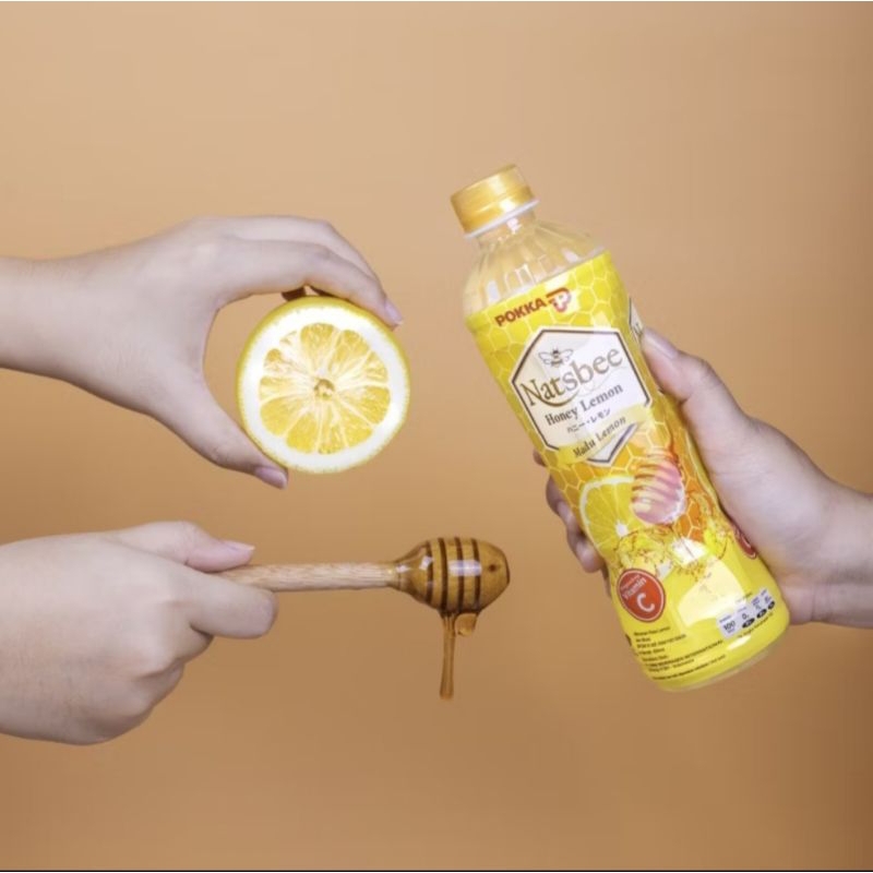 Minuman Natsbee honey lemon 450 ml