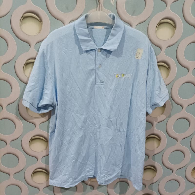 GU BLUE POLO SHIRT PRIA SECOND ORIGINAL SIZE XL PZ034b