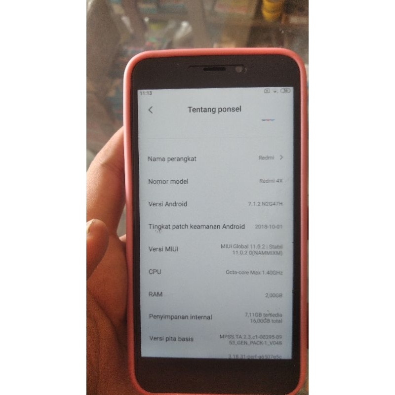 mesin only redmi 4x lcd hanya buat test