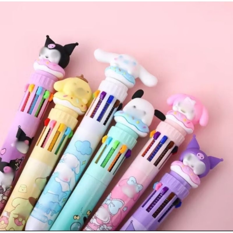 

Pena Mekanik 10 warna Karakter Sanrio