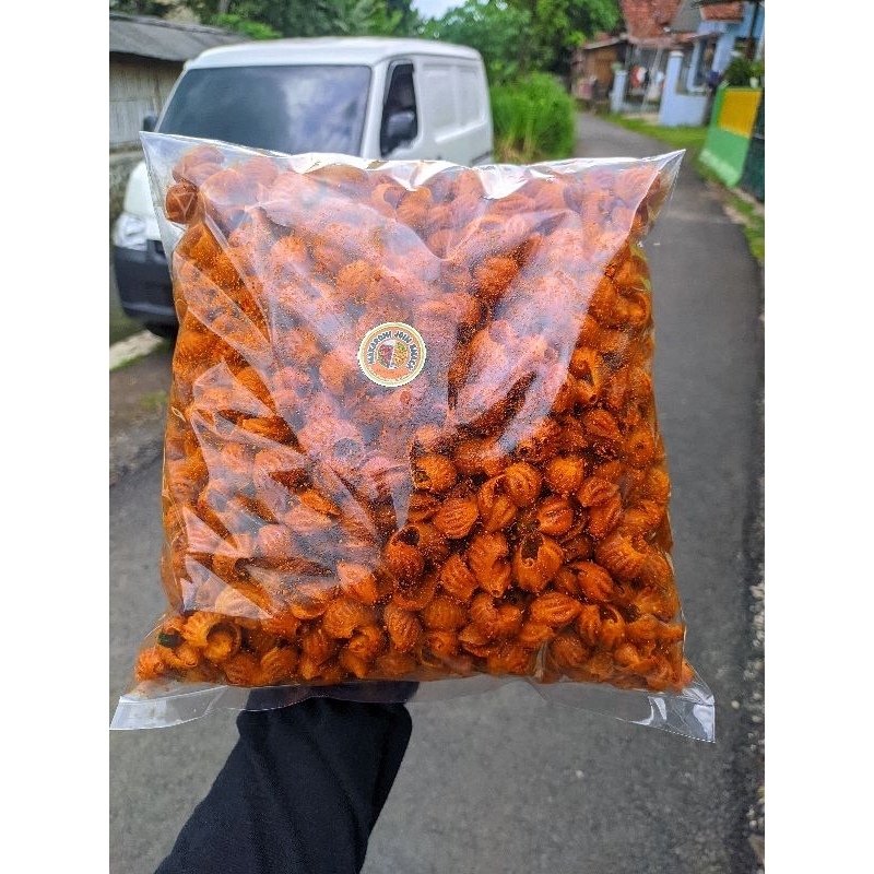 

Makaroni Kerang Gurih Pedas Daun Jeruk 250g, 500g, 1kg