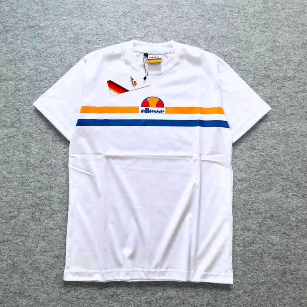 Kaos Ellesse Putih Import Baju Ellesse Premium Kaos Branded Ellesse Terbaru