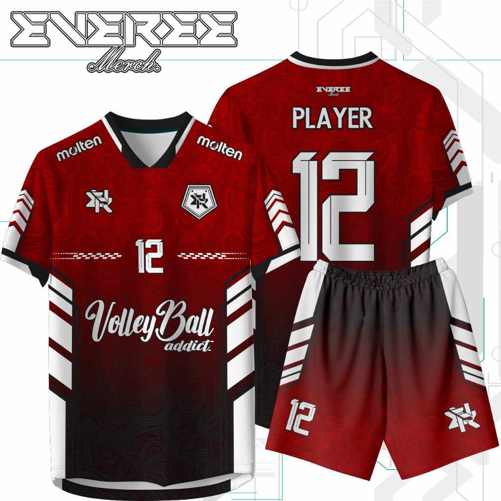 JERSEY VOLLY BLOOD MOON BAJU VOLI COWOK CEWEK FULL PRINT GRATIS NAMA,TEAM,SPONSOR,NOMOR,LOGO