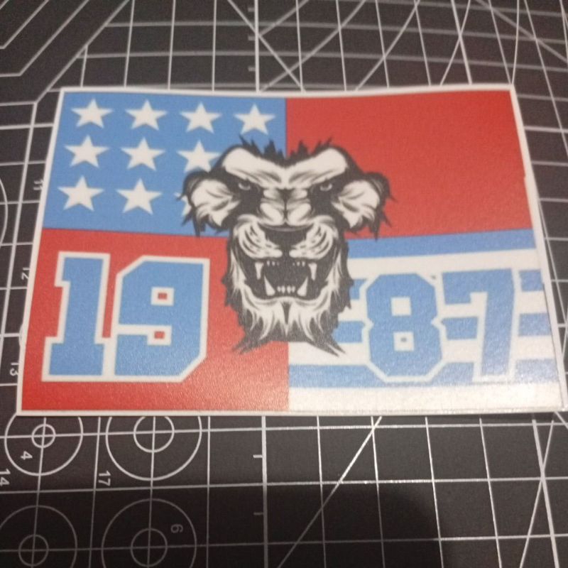 

STIKER PRINTING SINGA 1987