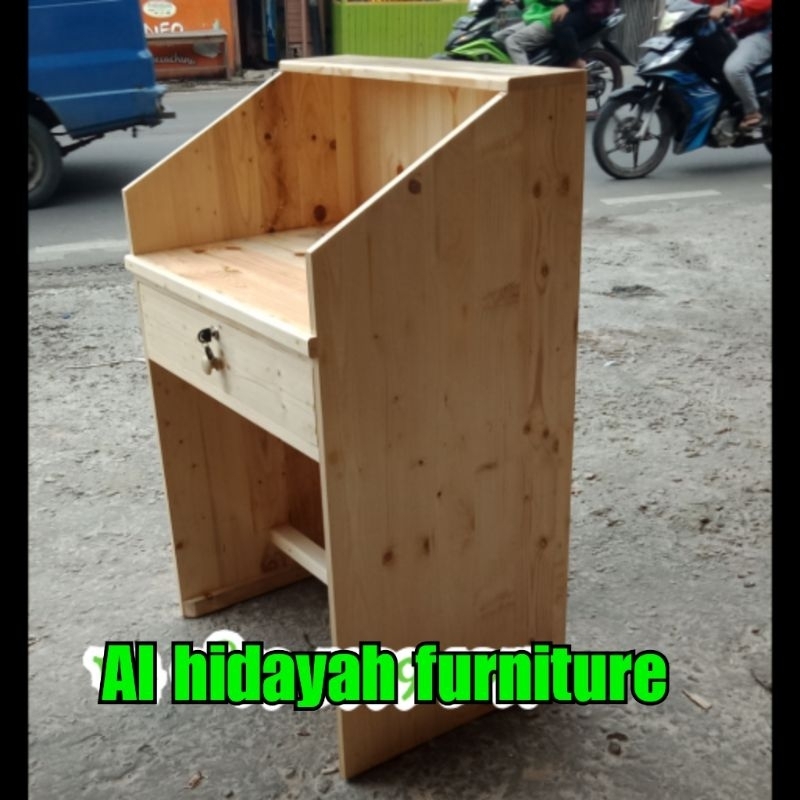 Meja Kasir Kayu Jati Belanda Meja Kasir Resto / Meja Kasir Cafe
