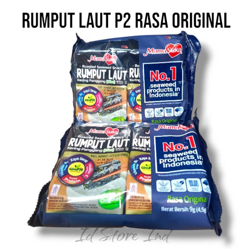 

MamaSuka Snack Rumput laut P2 Semua Varian